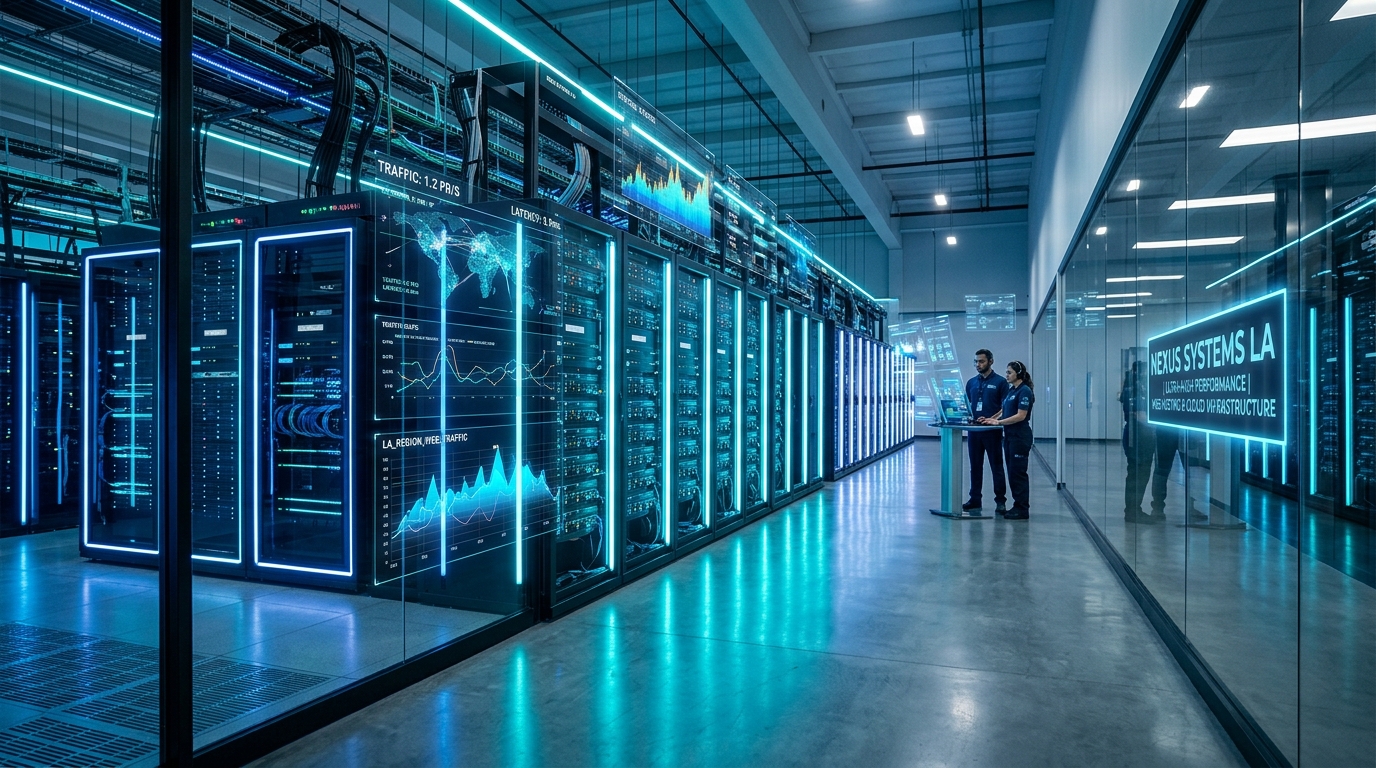 LA Digital Hosting Los Angeles Datacenter Server Racks